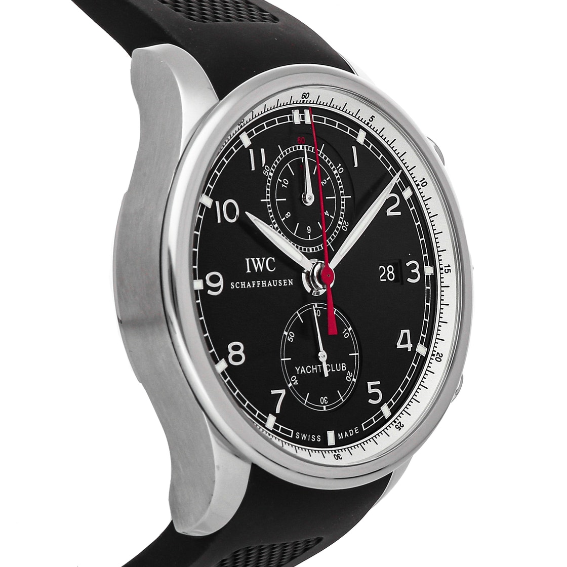 

IWC Black Stainless Steel Big Pilot's Watch