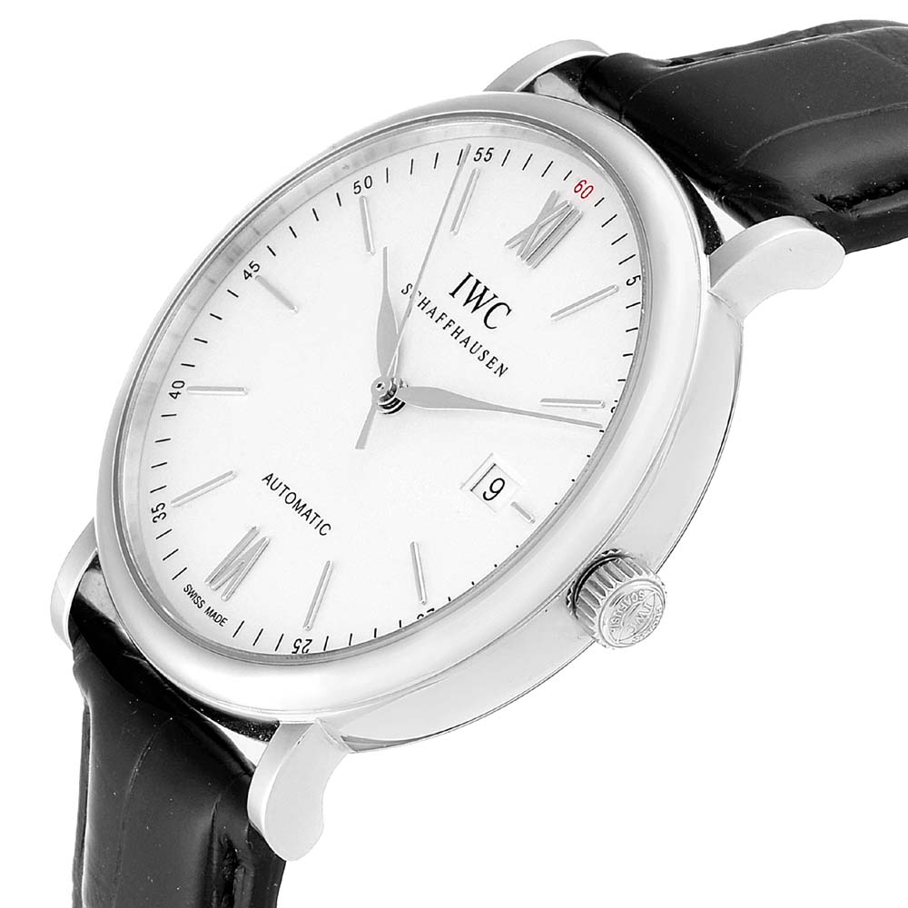 

IWC Silver Stainless Steel Portofino Automatic IW356501 Men's Wristwatch