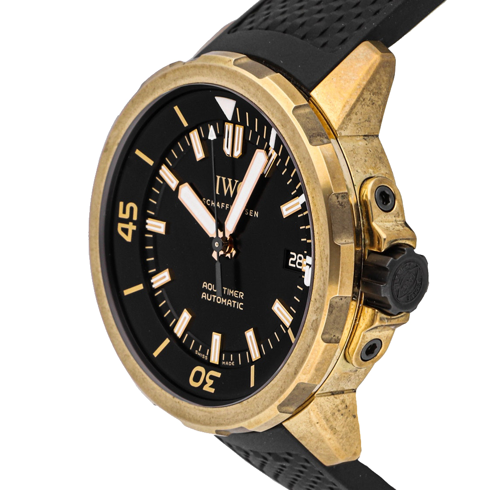 

IWC Black Bronze Metal Aquatimer CF4 Limited Edition IW3410-01 Men's Wristwatch
