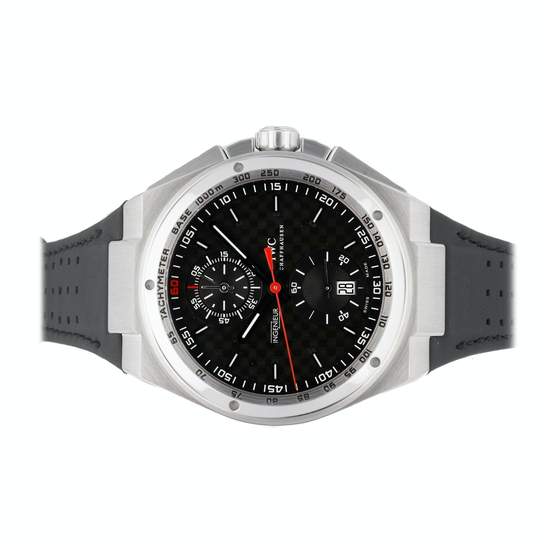 

IWC Black Stainless Steel Big Ingenieur Chronograph AMG IW3784-07 Men's Wristwatch
