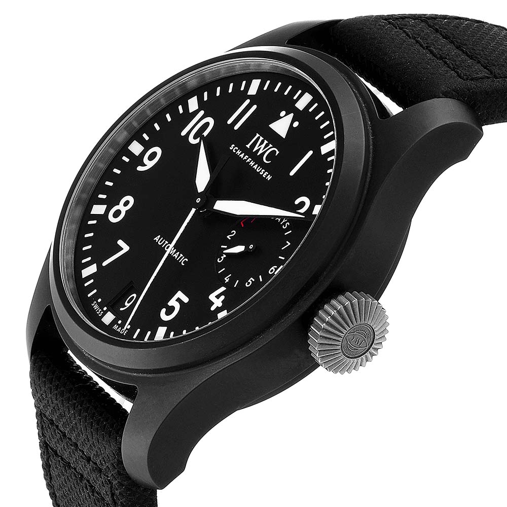 

IWC Black Ceramic Big Pilot Top Gun IW502001 Men's Wristwatch