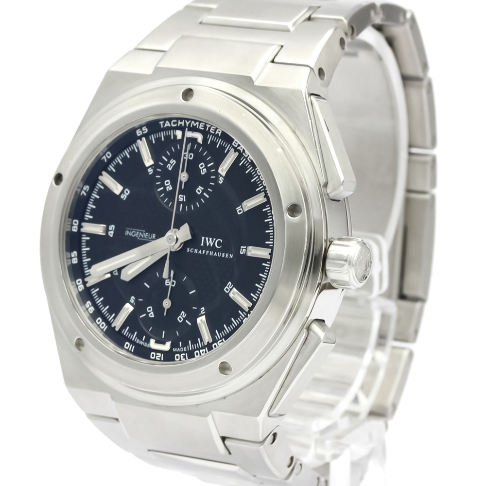 

IWC Black Stainless Steel Ingenieur Chronograph Automatic IW372501 Men's Wristwatch