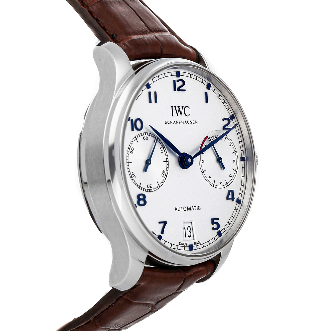 

IWC White Stainless Steel Portugieser