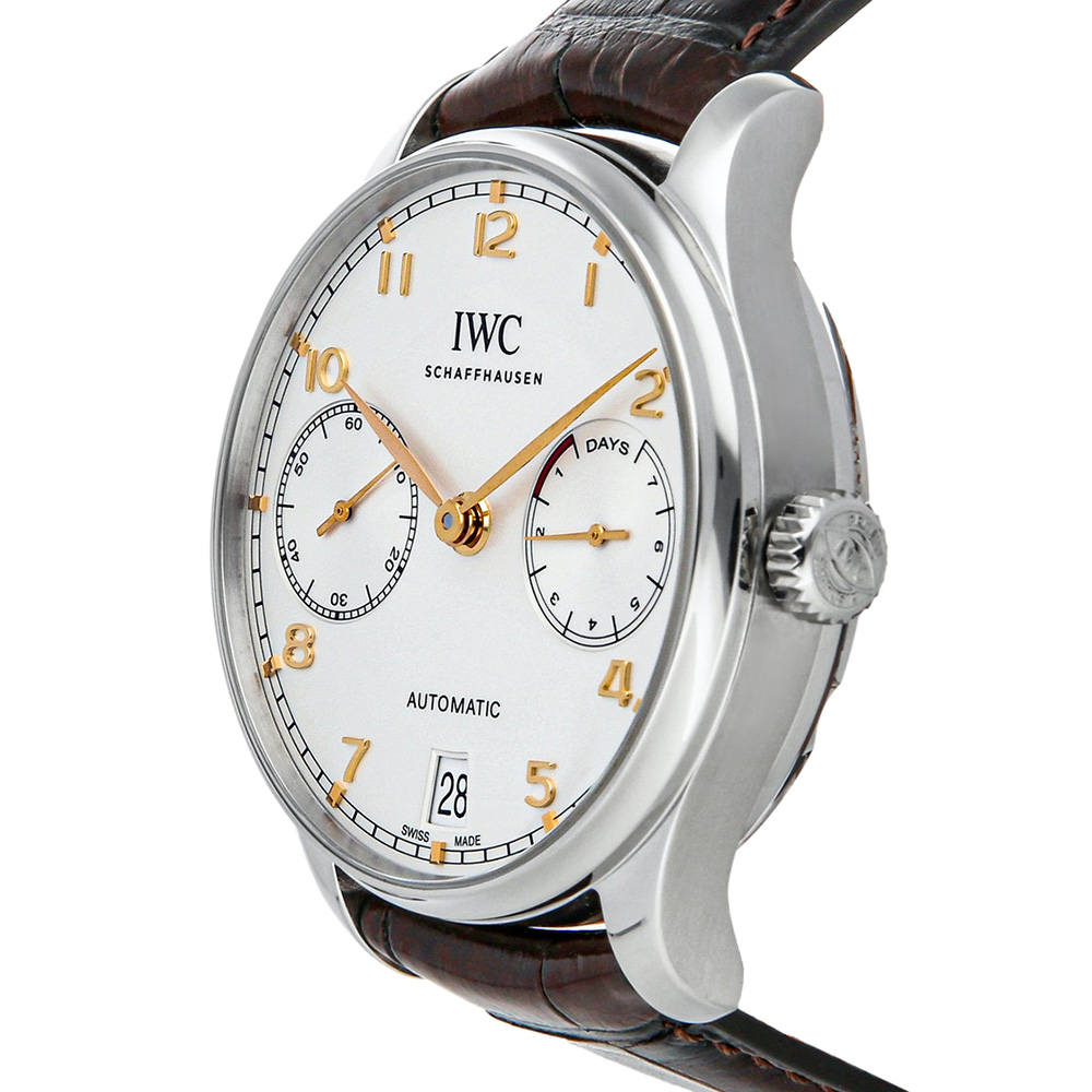 

IWC Silver Stainless Steel Portugieser