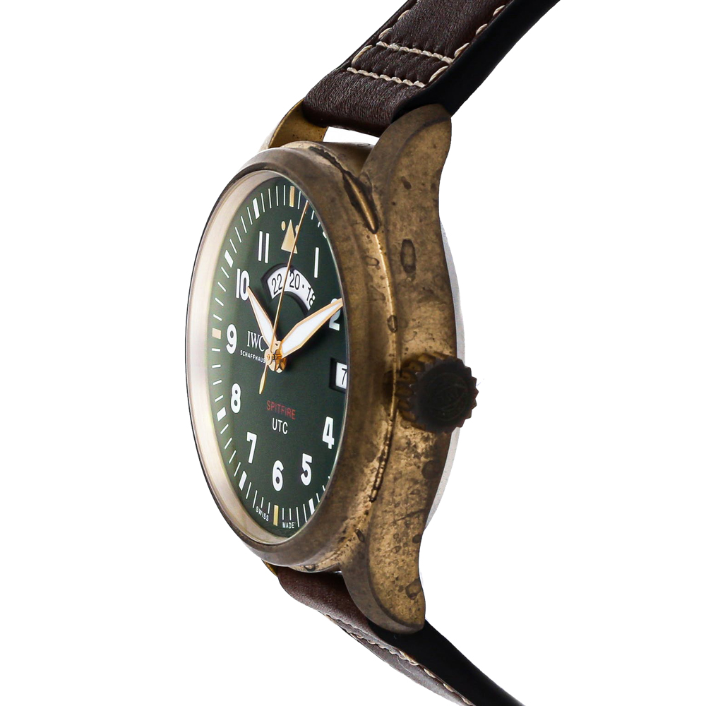 

IWC Green Bronze Pilot's Watch UTC Spitfire Edition "MJ271" IW3271-01 Men's Wristwatch 41 MM