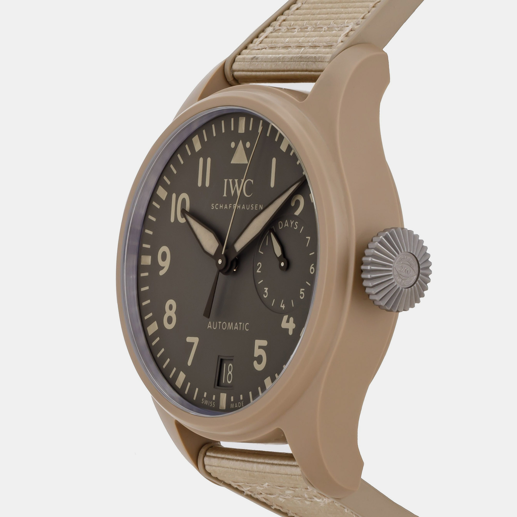 

IWC Brown Ceramic Big Pilot's IW5060-03 Automatic Men's Wristwatch 46 mm