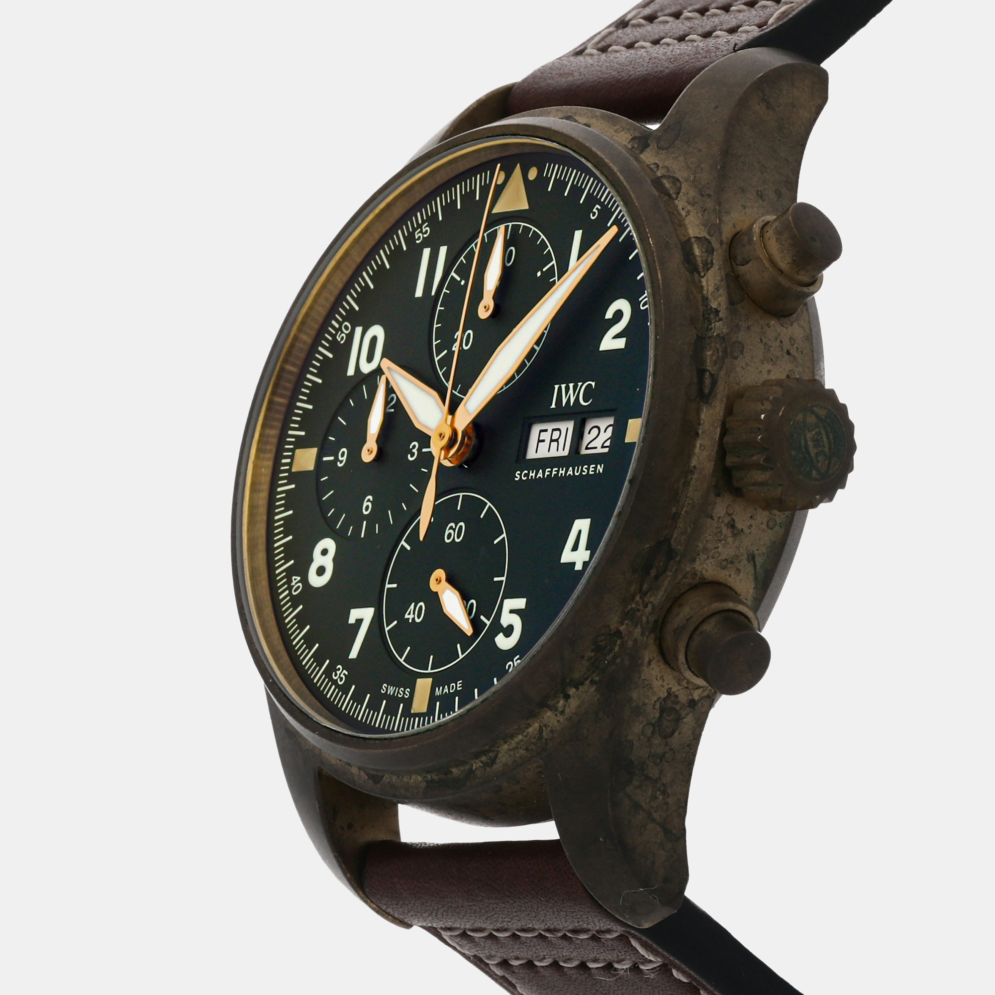 

IWC Green Bronze Pilot IW3879-02 Automatic Men's Wristwatch 41 mm