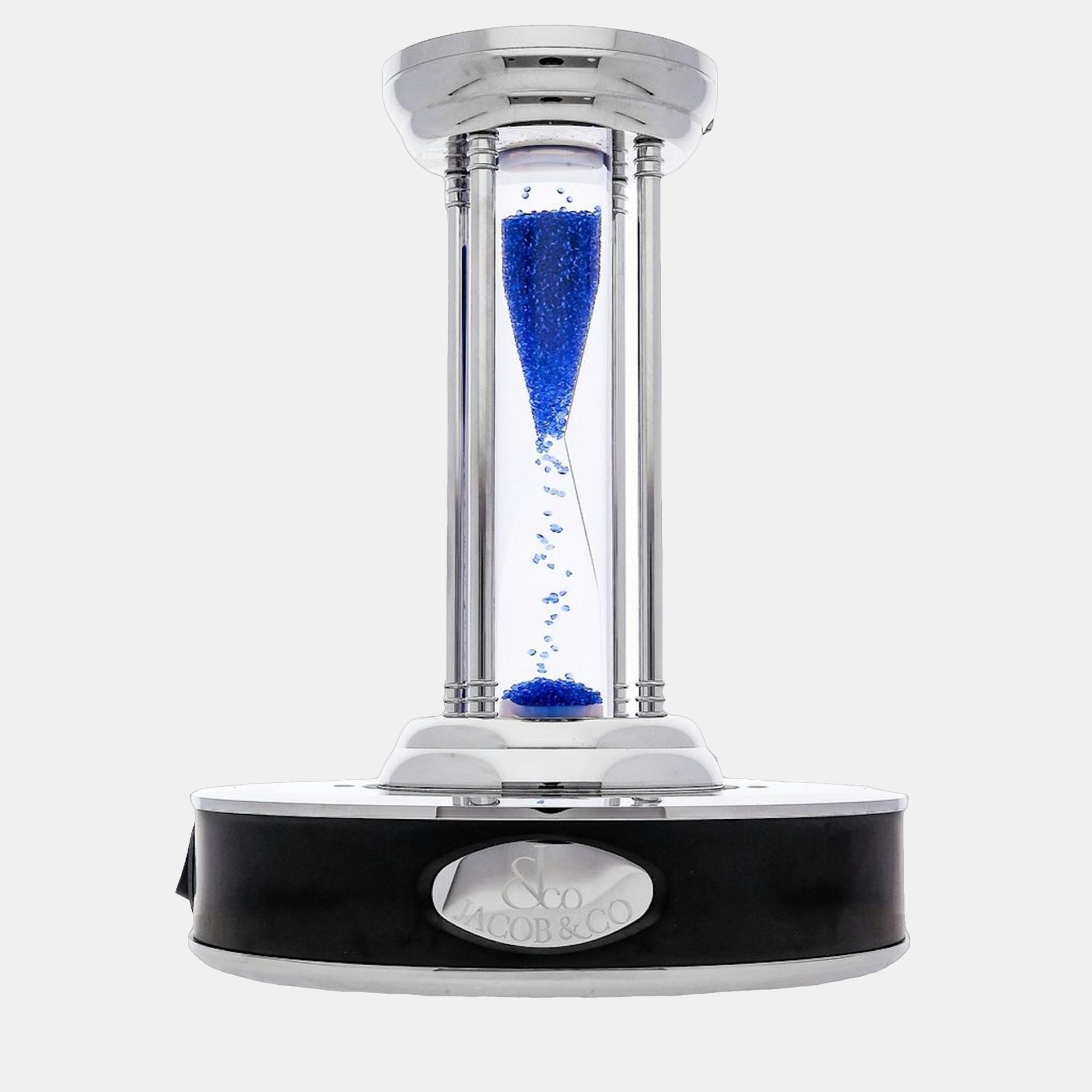 

Pre-Owned Jacob & Co. Hourglass Desk Clock 91946309, Blue