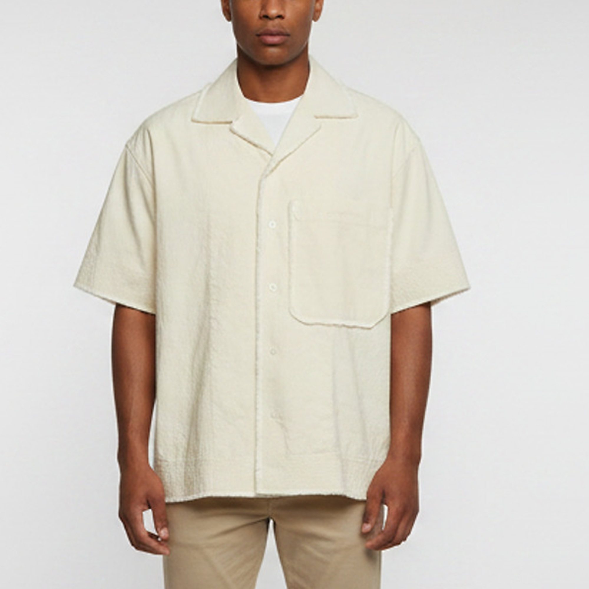 

Jacquemus Beige Canvas Short Sleeve Shirt L