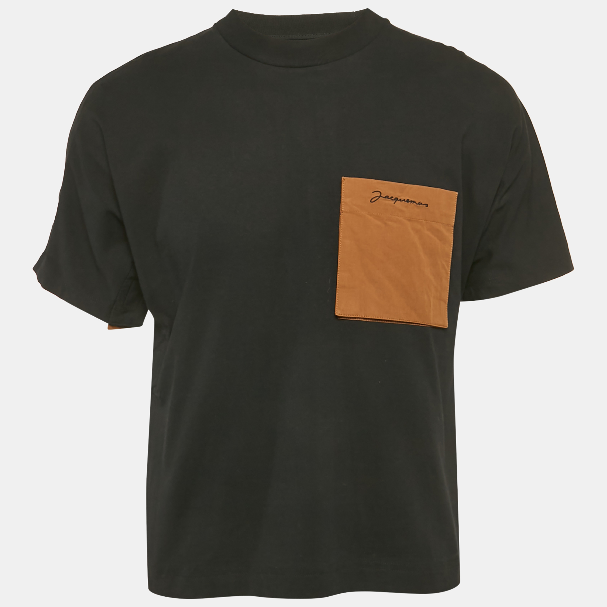 

Jacquemus Black Jersey Pocket Detail T-Shirt S, White