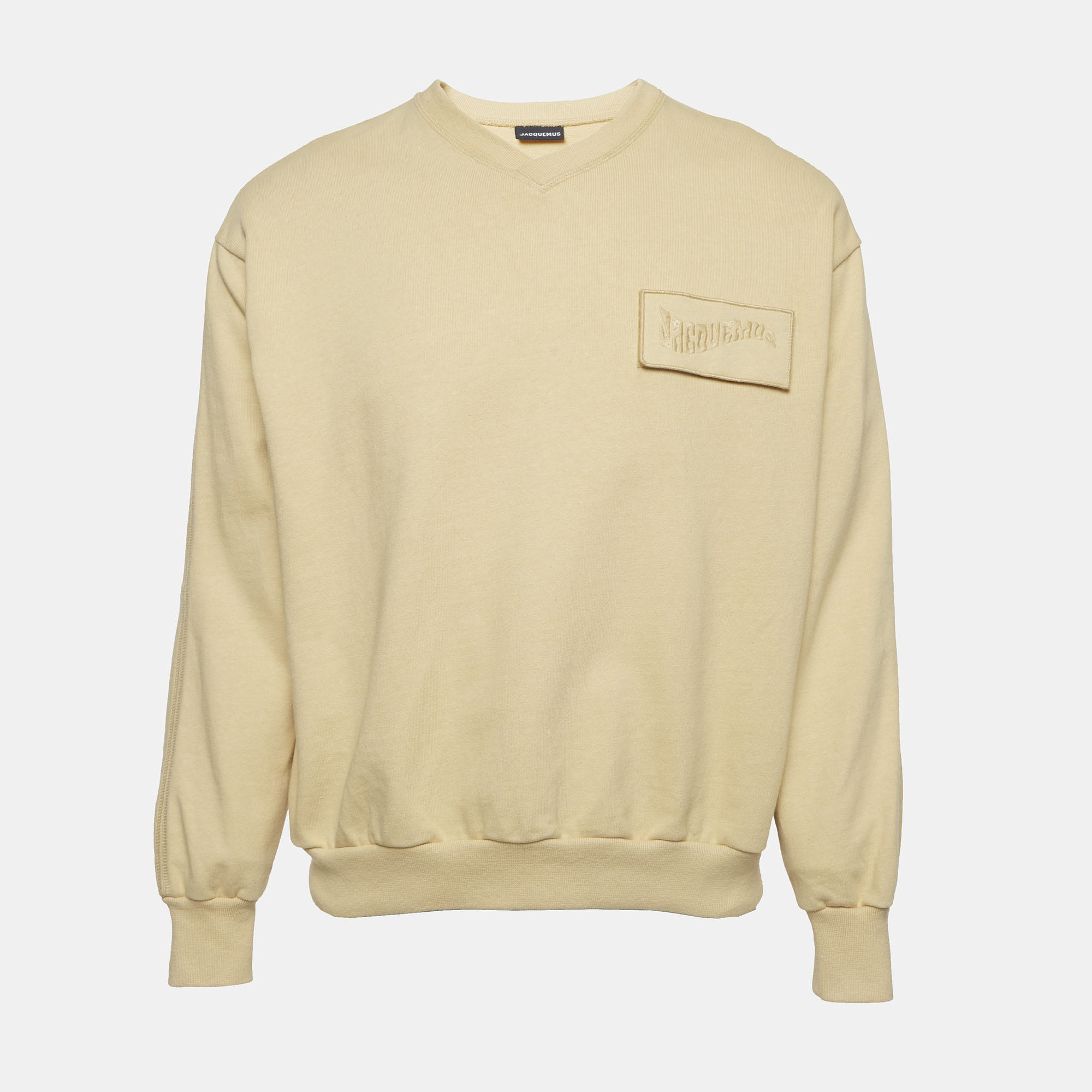 

Jacquemus Yellow Cotton Knit Le Sweatshirt Santon Sweatshirt XS