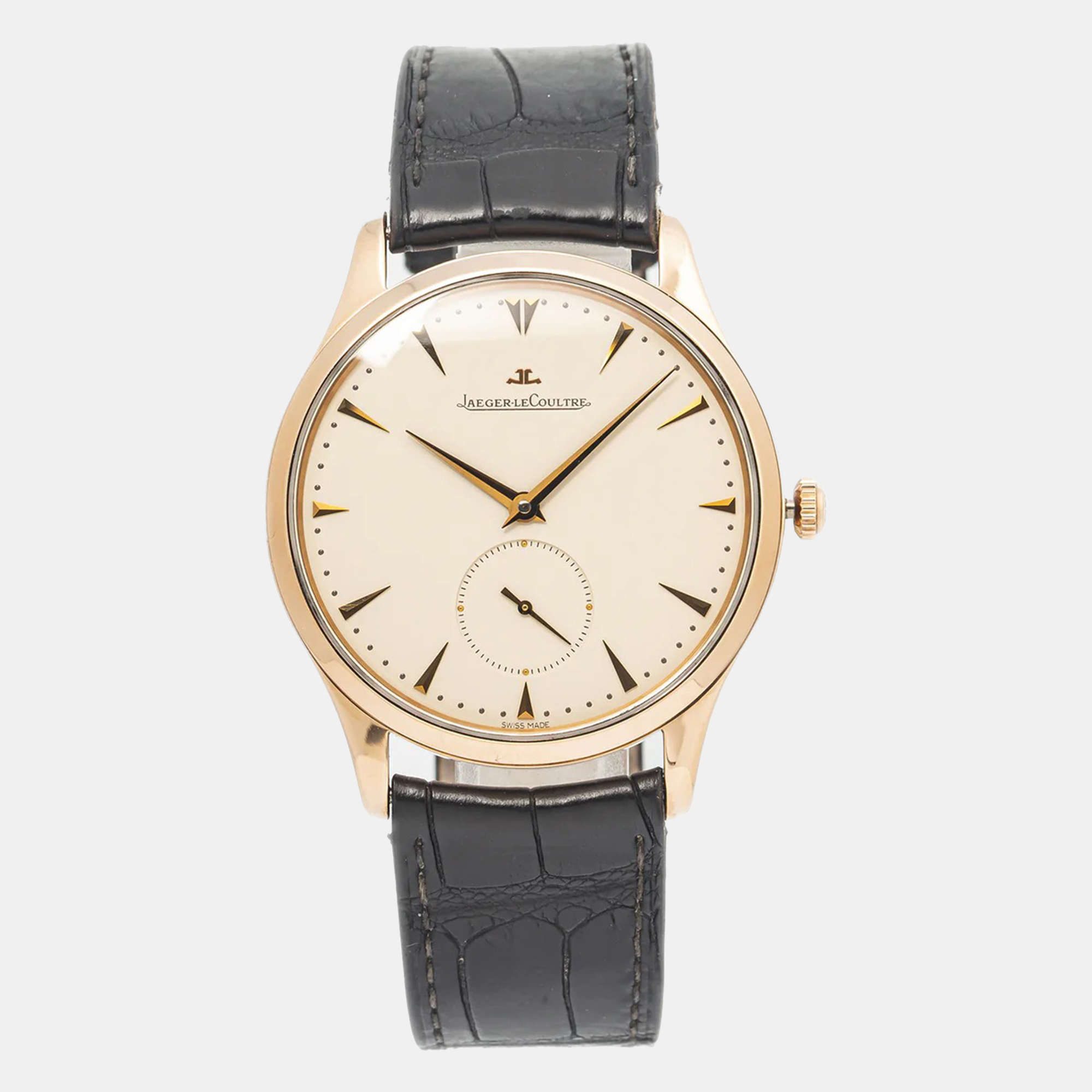 

Jaeger LeCoultre Master Ultra Thin 174.2.90.S Cream Dial Rose gold Men's Wristwatch 40 mm