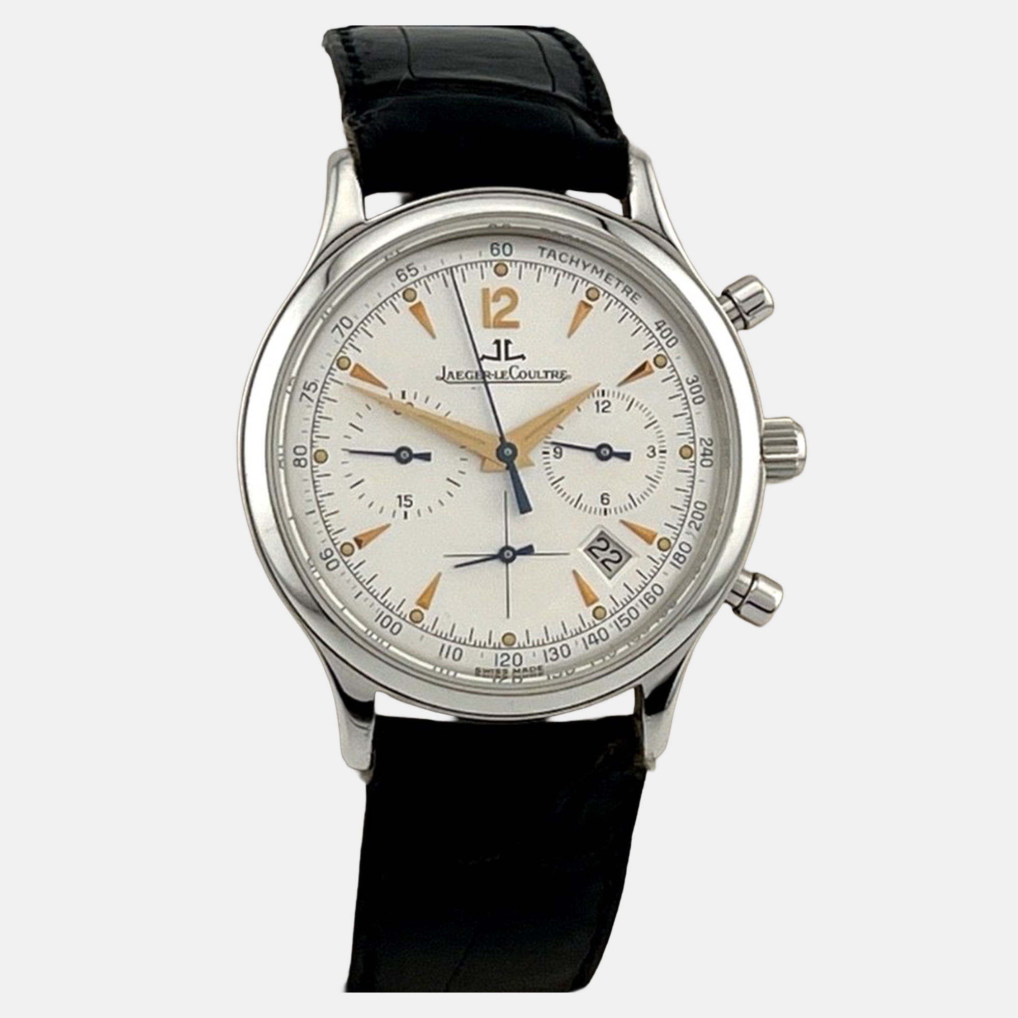 

Jaeger-LeCoultre Master Control 145.8.31 Quartz Silver Dial Stainless Steel Men's Wristwatch 34 mm