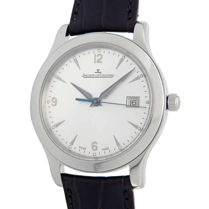 Jaeger LeCoultre Silver Stainless Steel Master Control Men's Wristwatch 40MM