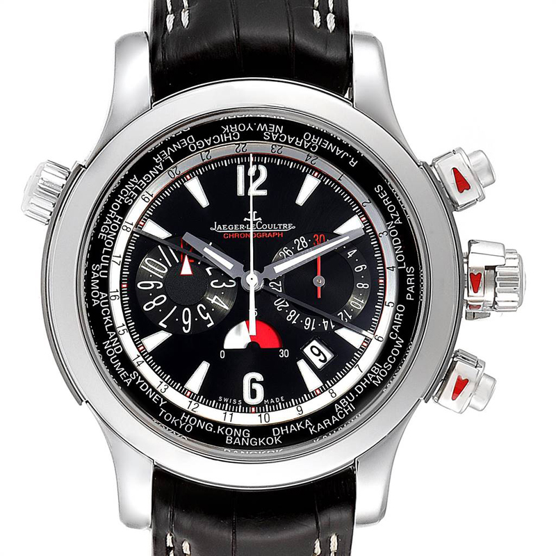 

Jaeger Lecoultre Black Stainless Steel Master Compressor Extreme