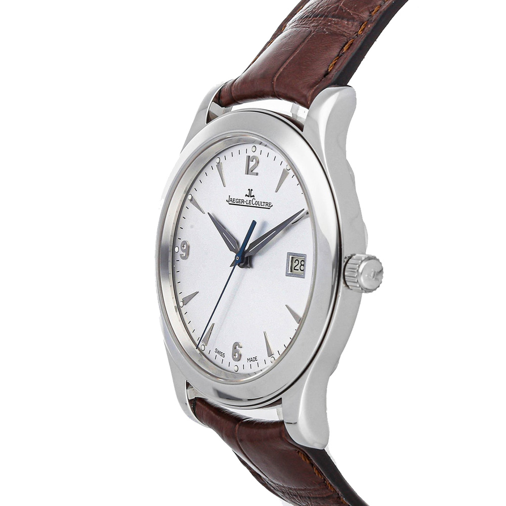 

Jaeger LeCoultre Silver Stainless Steel Master Control Q1398420 Men's Wristwatch