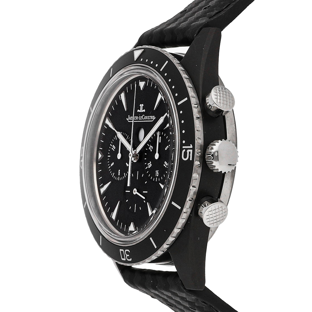 

Jaeger-LeCoultre Black Titanium Master Compressor Deep Sea Chronograph Q208A570 Men's Wristwatch