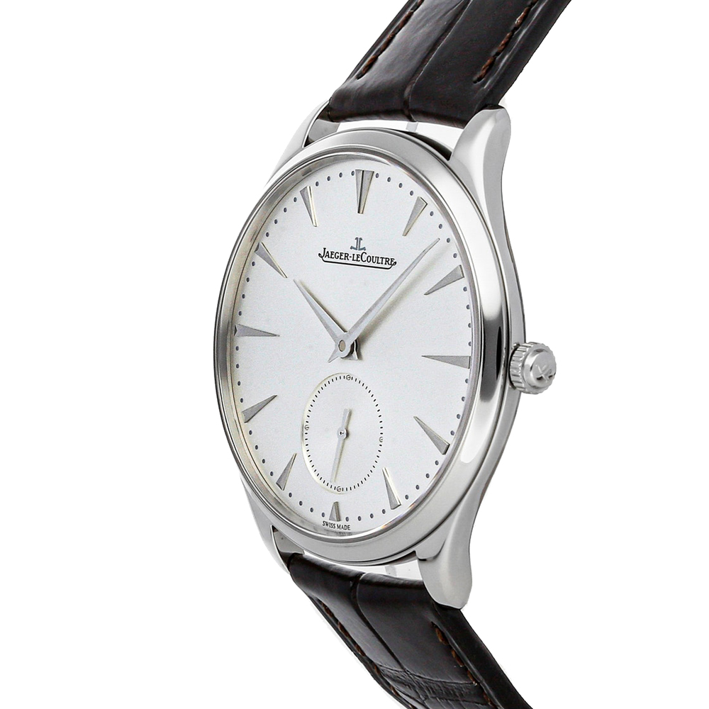 

Jaeger LeCoultre Silver Stainless Steel Master Ultra Thin Q1278420 Men's Wristwatch