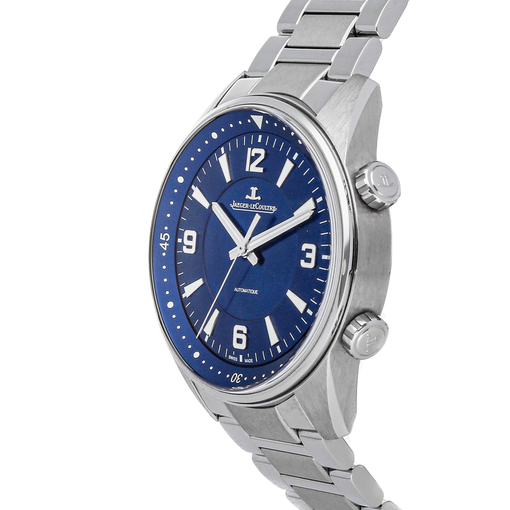 

Jaeger LeCoultre Blue Stainless Steel Polaris Q9008180 Men's Wristwatch