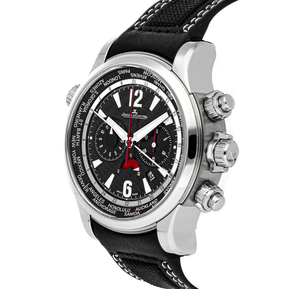 

Jaeger LeCoultre Black Titanium Master Compressor Extreme World Chronograph Limited Edition Q1768451 Men's Wristwatch 46 MM