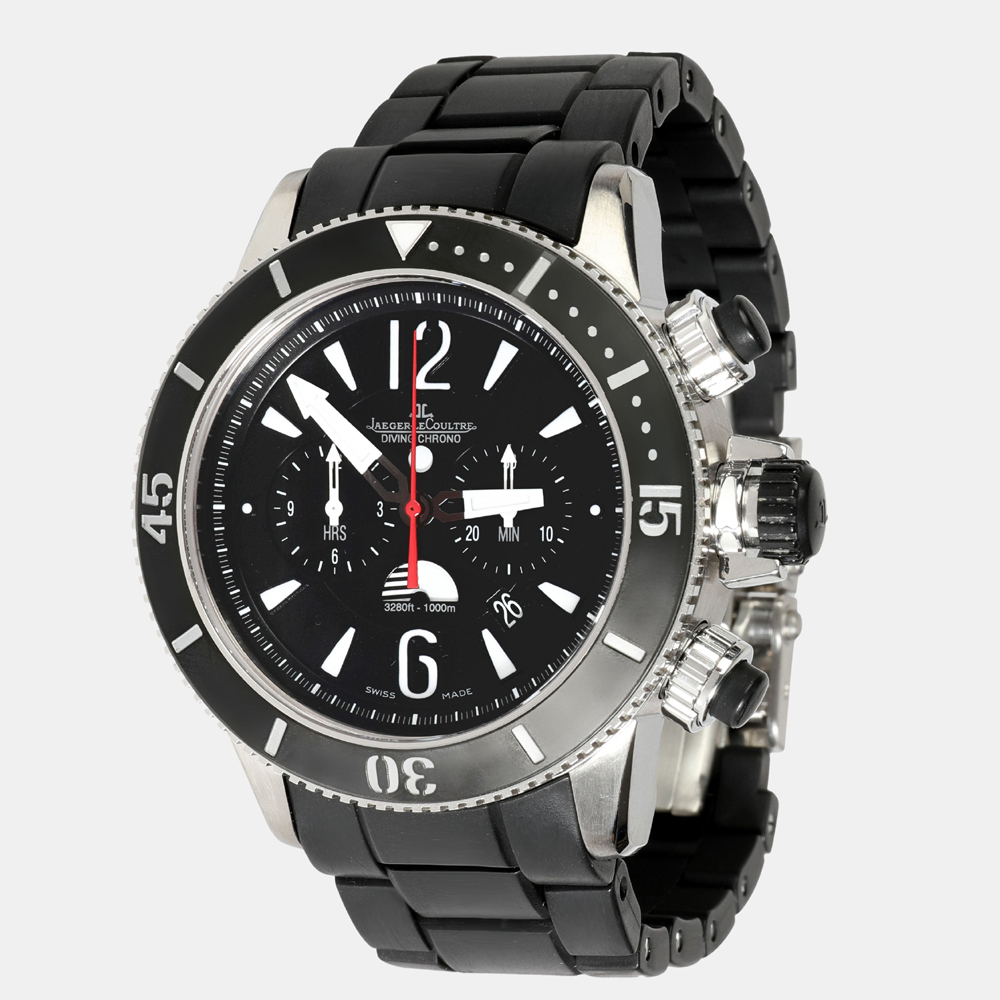 Preowned Jaegerlecoultre Black Titanium Master Compressor 159.t.c7