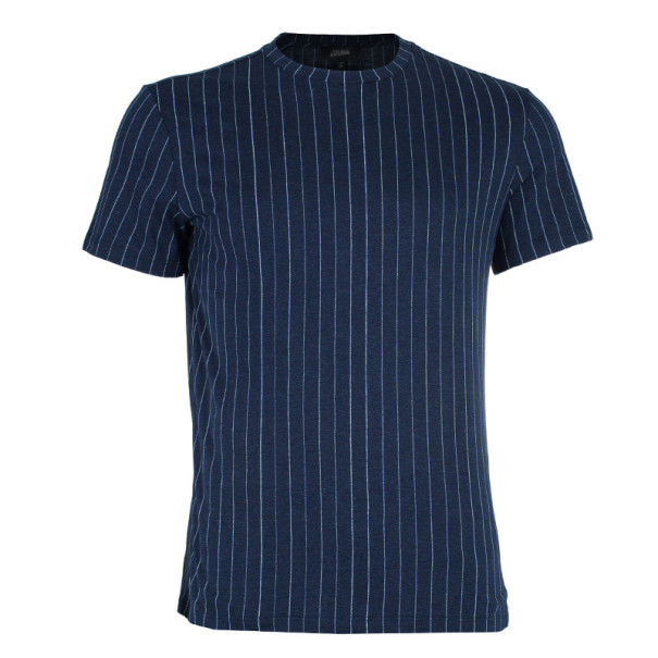 Pre Owned Jean Paul Gaultier Mens Pinstriped T-Shirt L