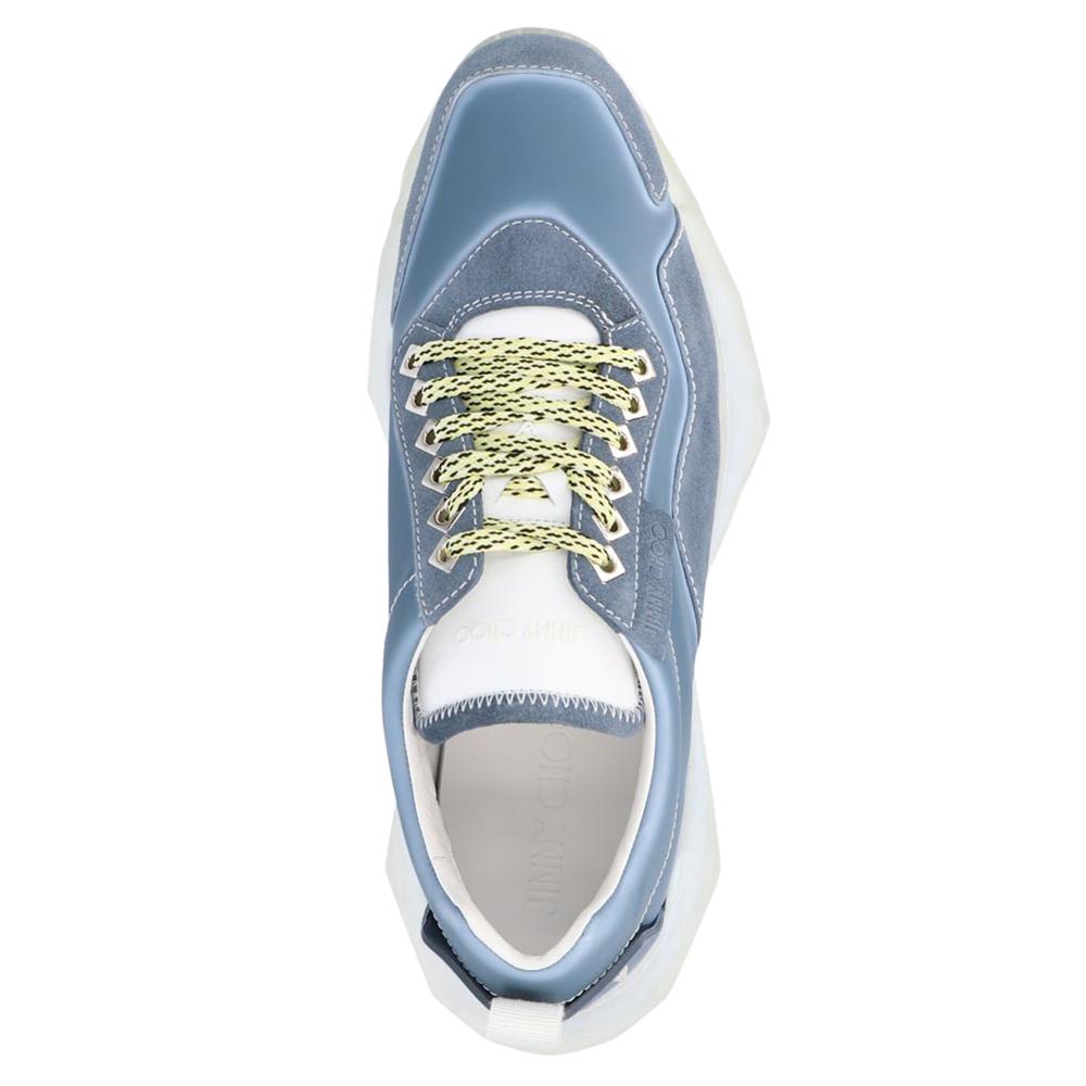 

Jimmy Choo Blue Leather Diamond Low-top Sneakers Size EU