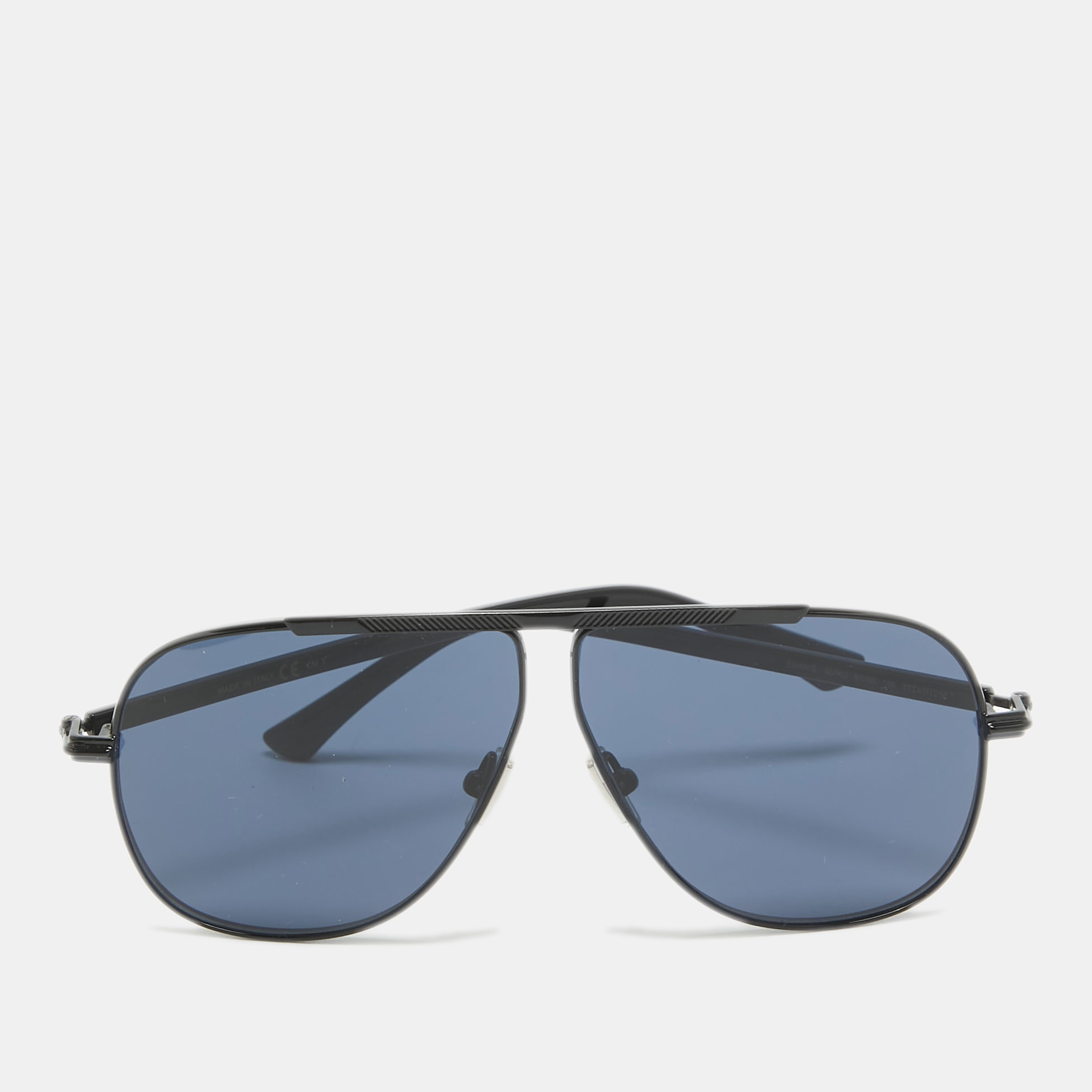 

Jimmy Choo Black Ewan/S Aviator Sunglasses