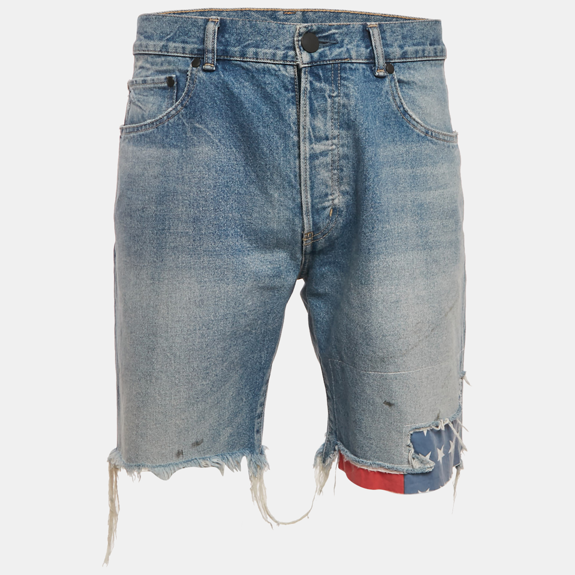 

John Elliott Blue Denim Shorts M