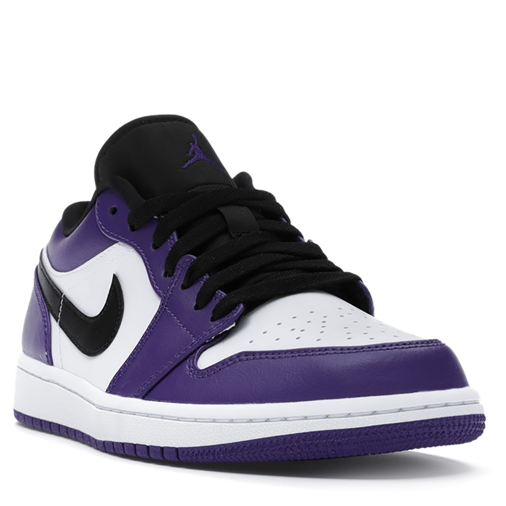 

Nike Jordan 1 Low Court Purple White Sneakers US Size 11.5 EU Size