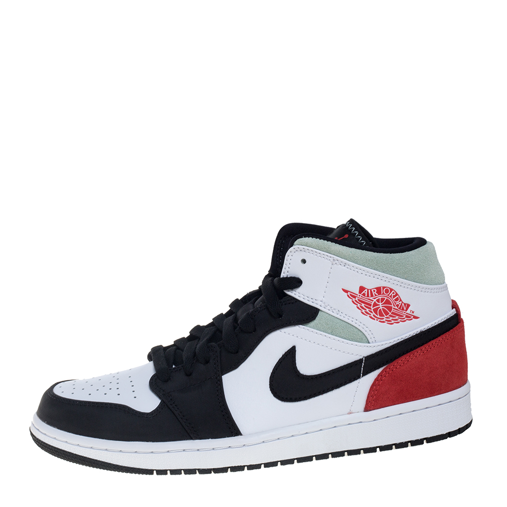 

Nike Jordan 1 Mid Union Red Sneakers Size, Multicolor