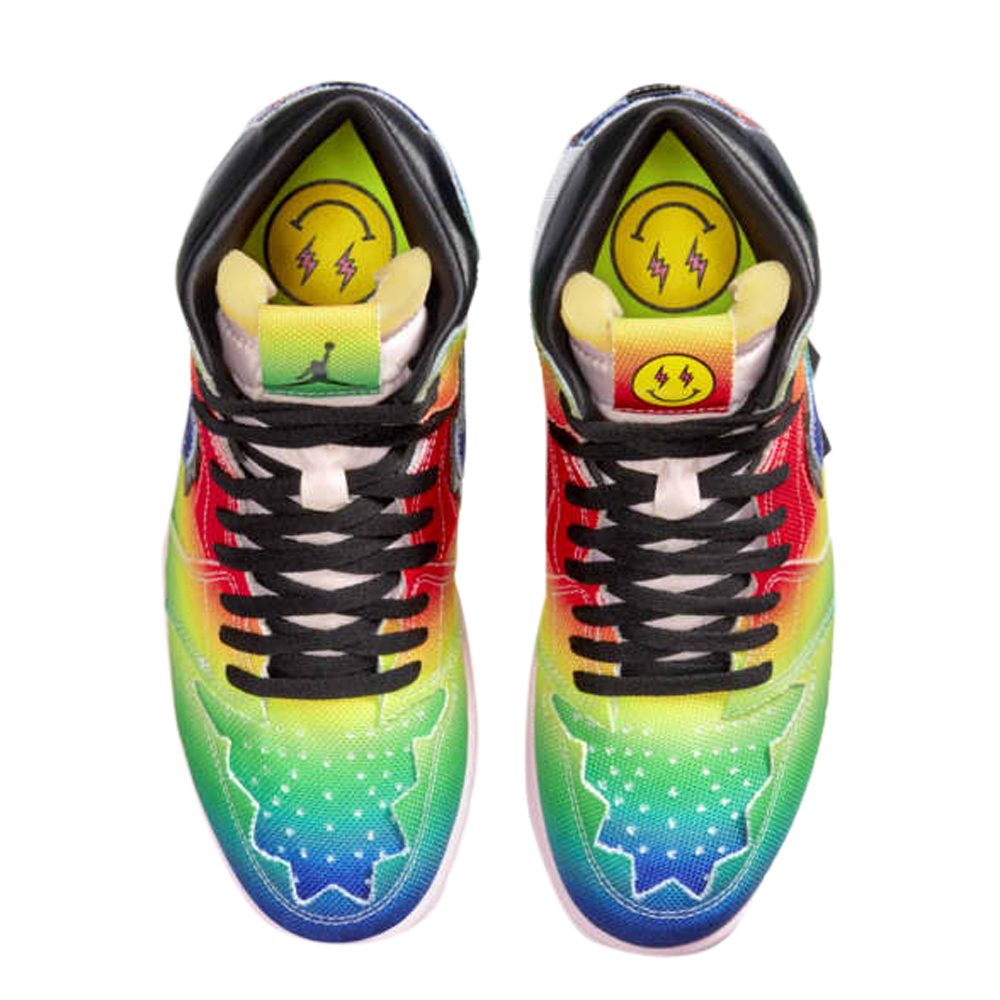 

Jordan 1 Retro High J Balvin Sneakers Size US 8.5 (EU, Multicolor