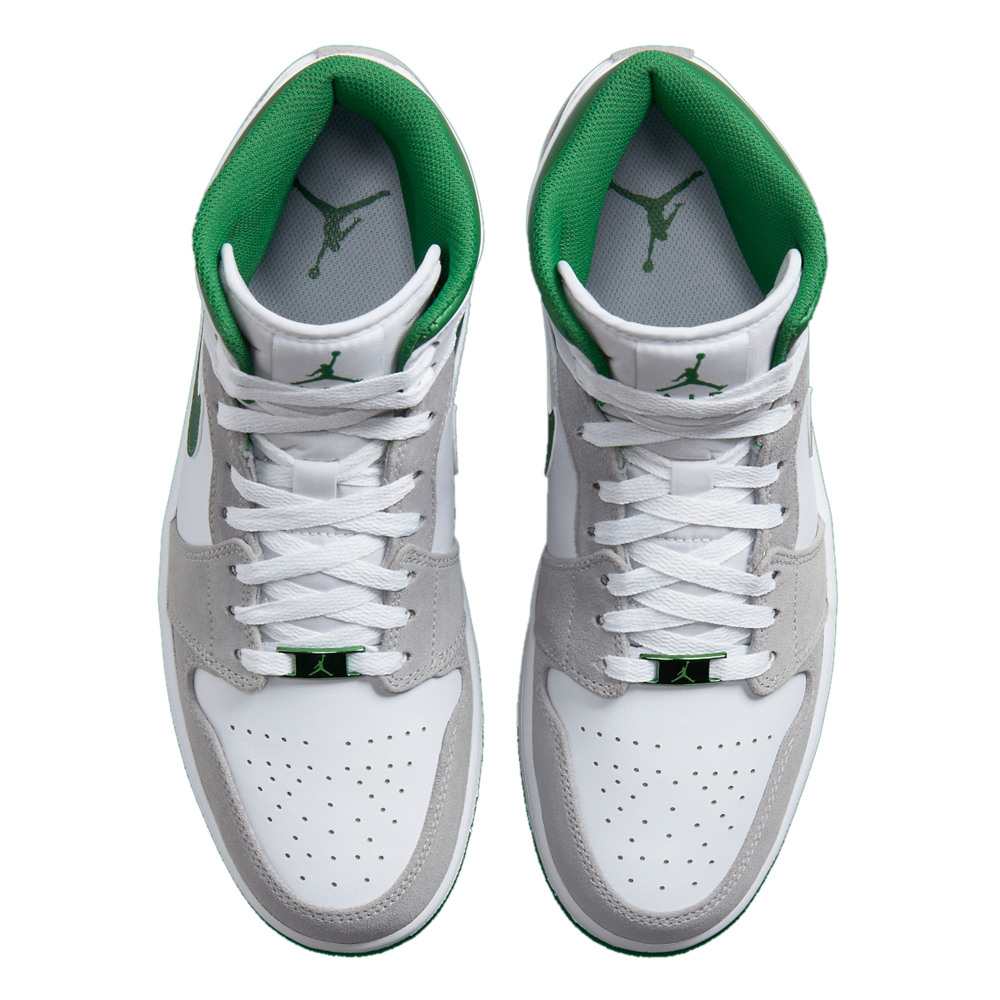 

Jordan 1 Mid Grey Green Sneakers Size US 12 (EU