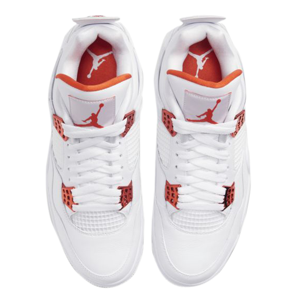 

Jordan 4 Metallic Orange Sneakers Size US 10 (EU