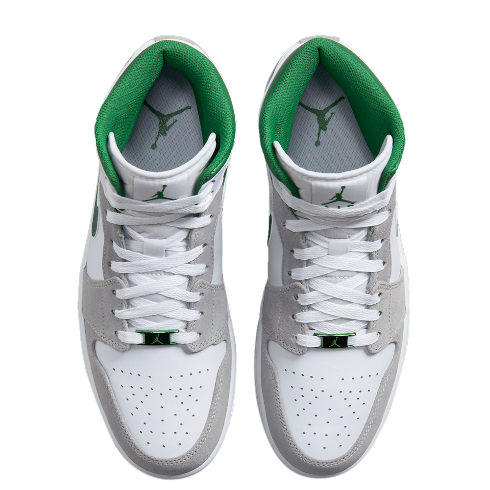 

Jordan 1 Mid Grey Green Sneakers Size US 11 (EU, Multicolor