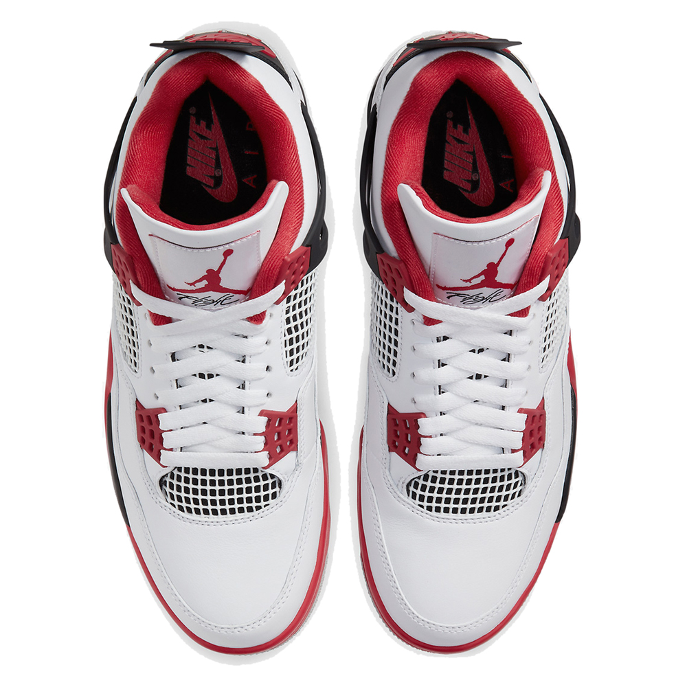 

Jordan 4 Fire Red Sneakers Size US 8 (EU, Black