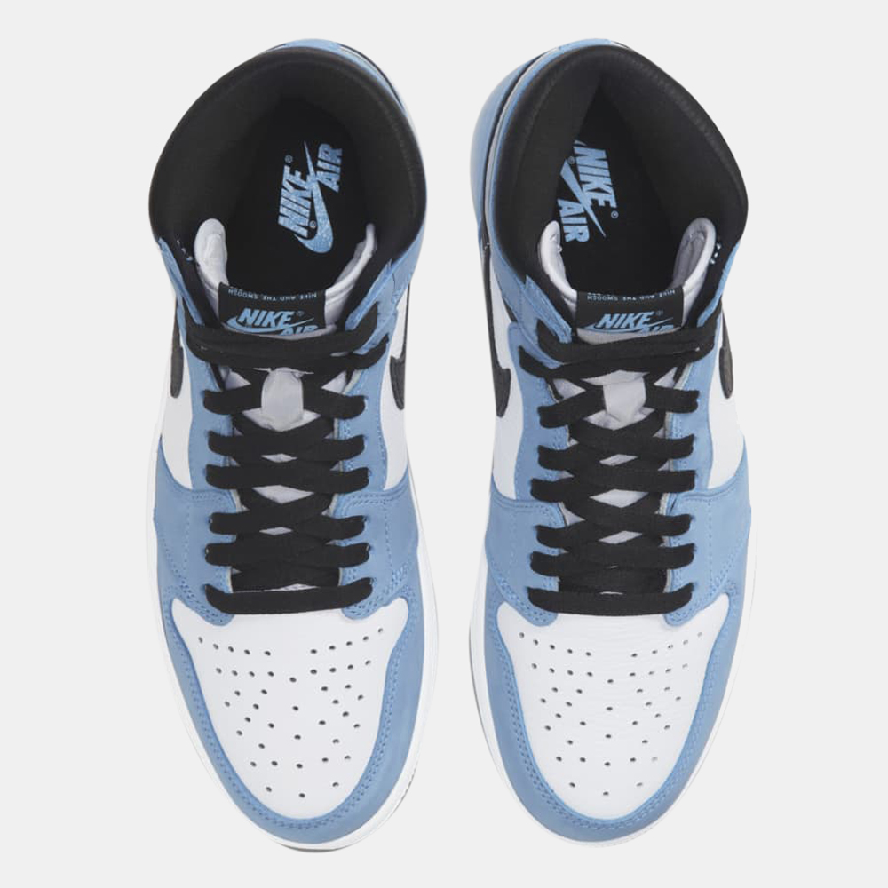 

Jordan 1 University Blue Sneakers Size US 10.5 (EU, Black