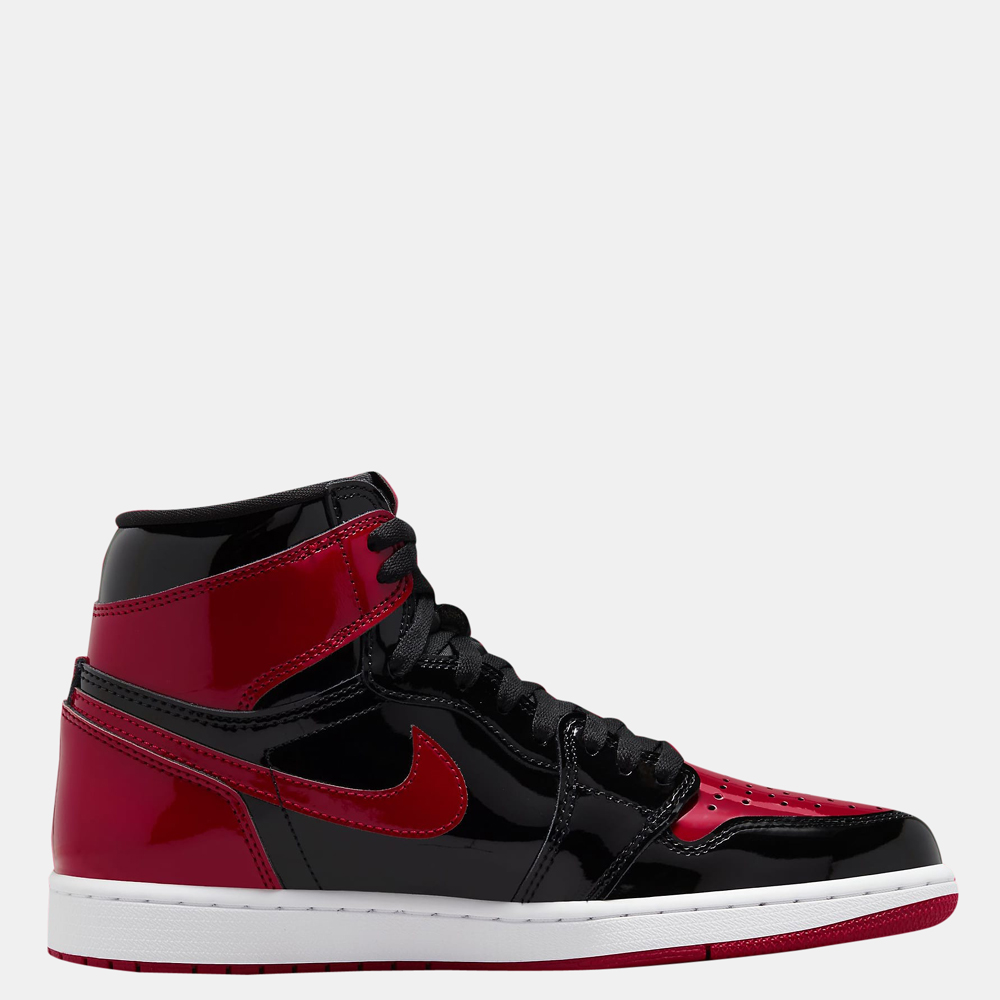 

Jordan 1 Patent Bred Sneakers Size US 11.5 (EU 45.5), Multicolor