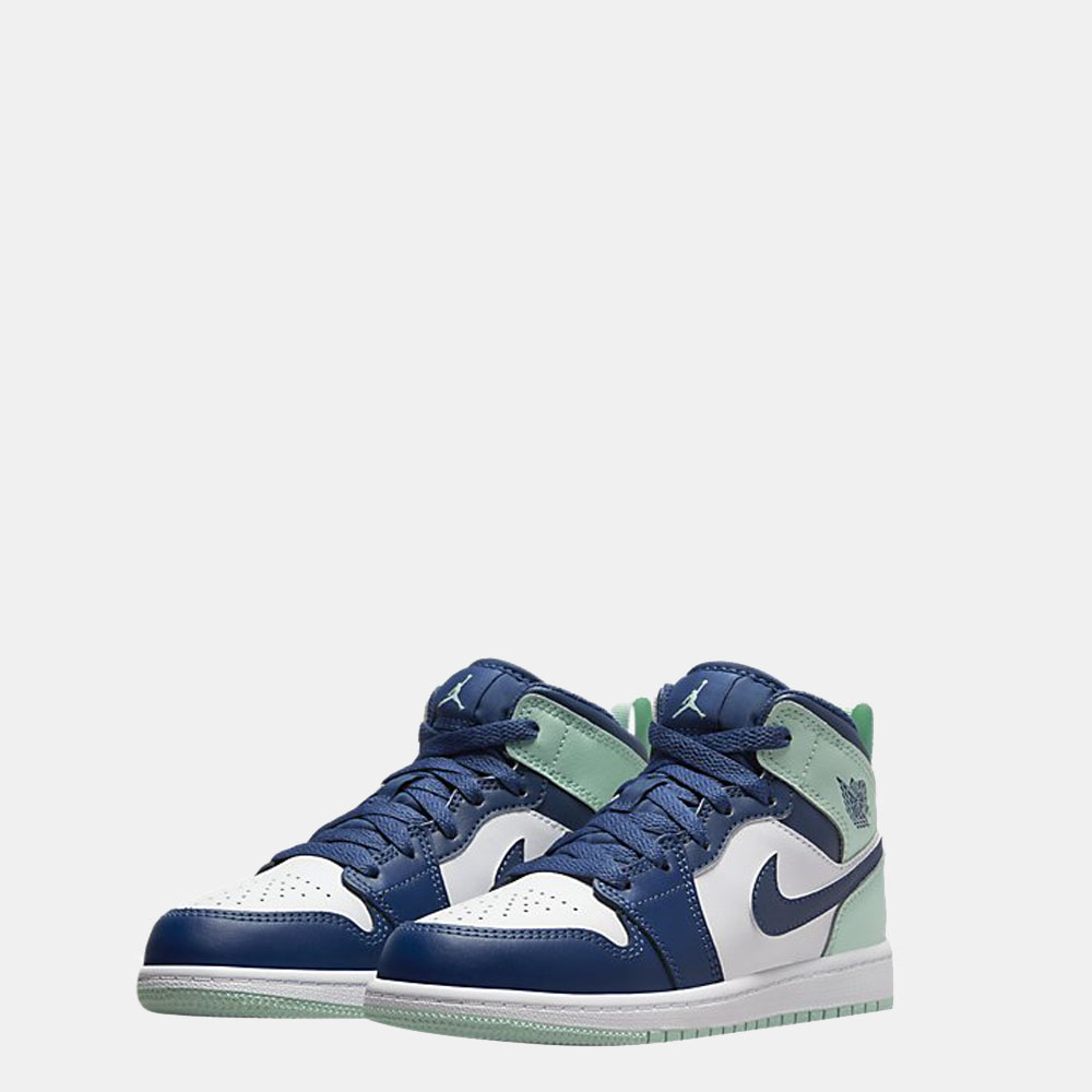 

Jordan 1 Mid Mystic Navy Mint Foam Sneakers Size US 7.5 (EU, Navy blue