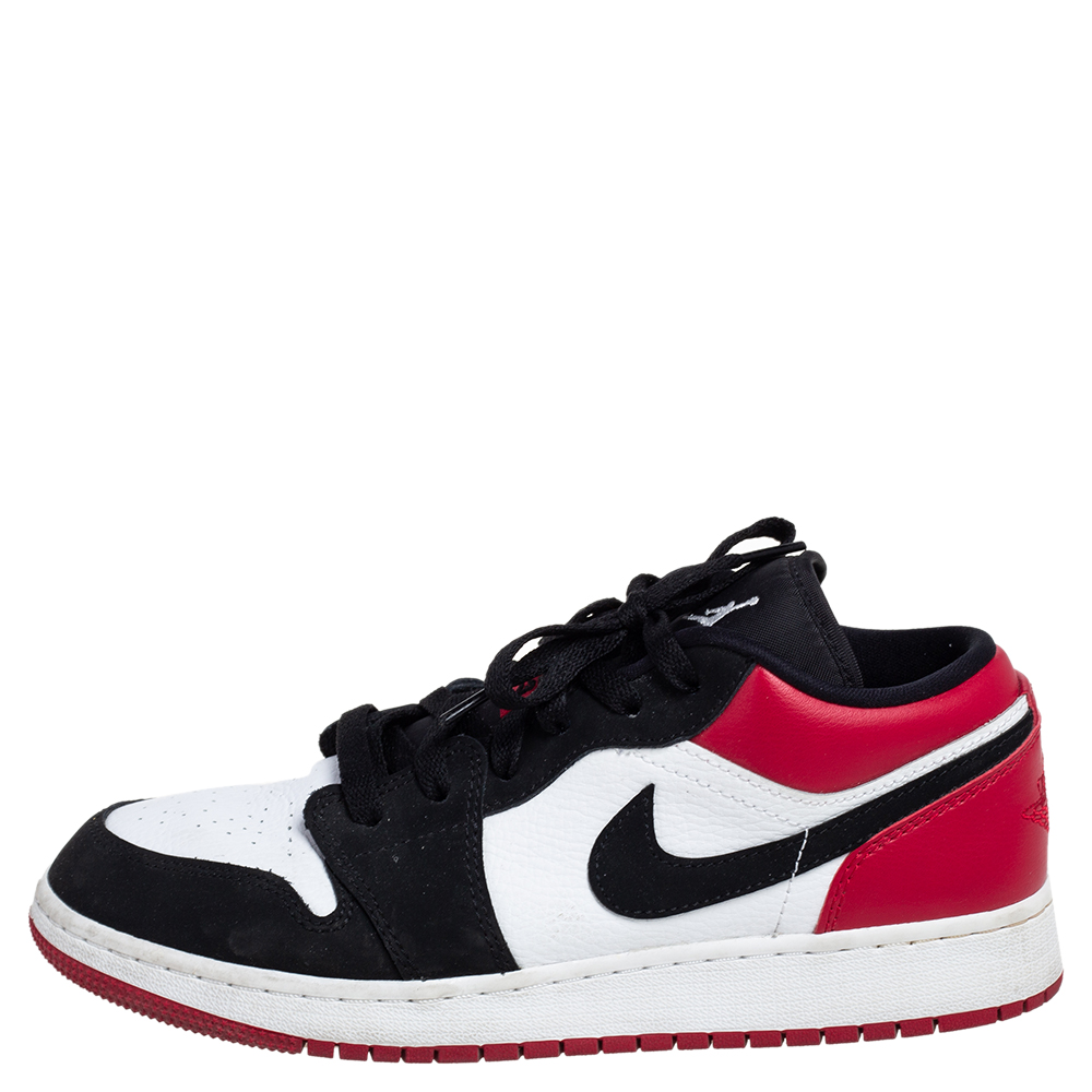

Air Jordan 1 Low Red/Black GS Sneakers Size
