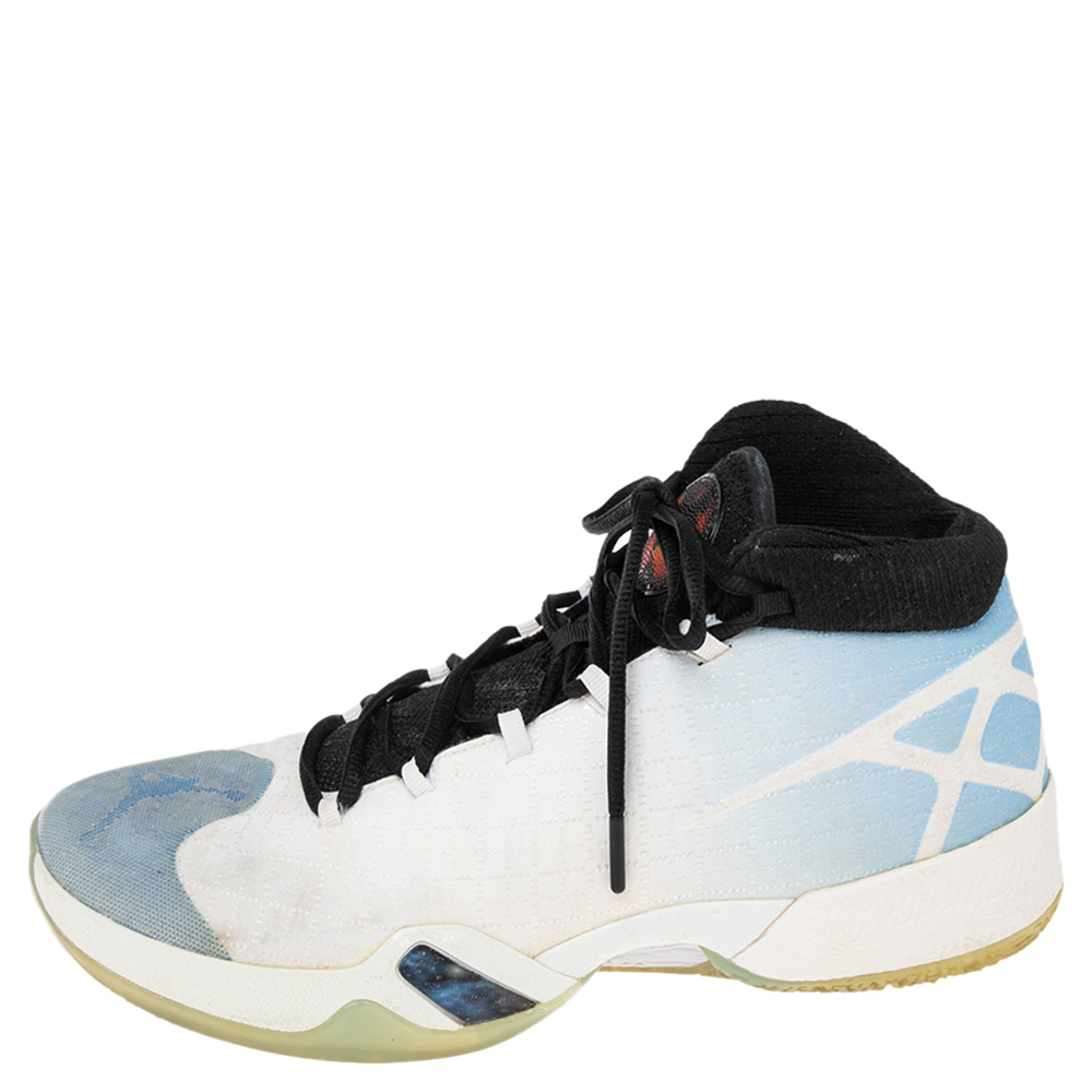

Jordan Tricolor Canvas And Rubber Jordan XXX Sneakers Size, White