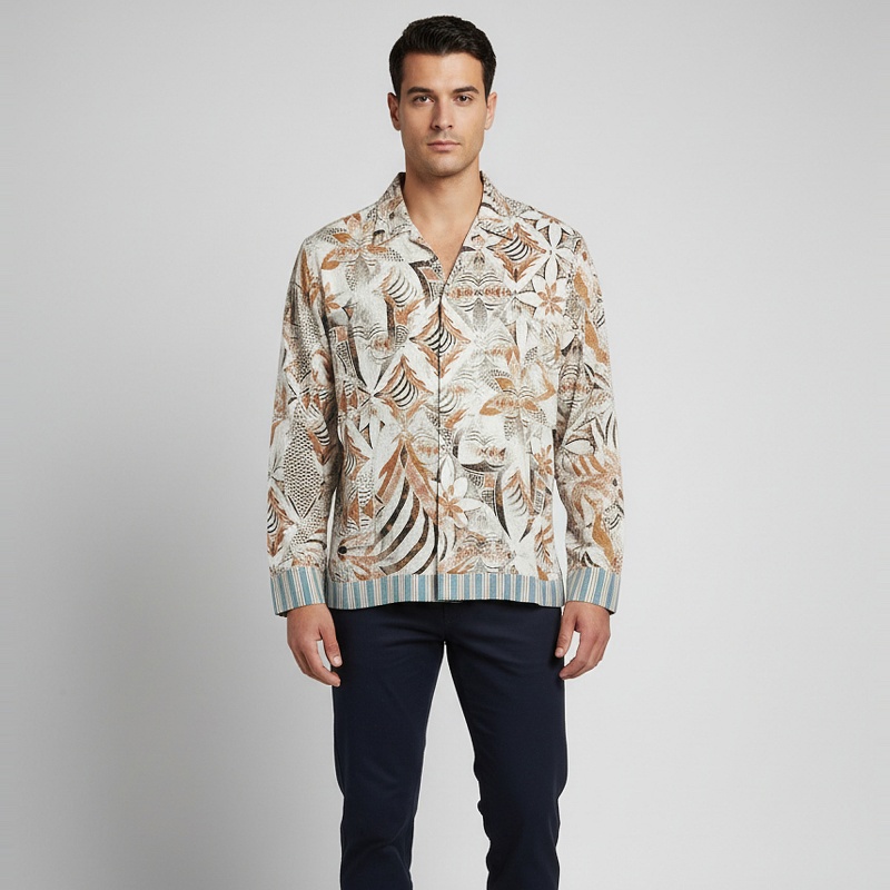 

Just Cavalli Multicolor Printed Cotton Long Sleeve T-shirt XXL