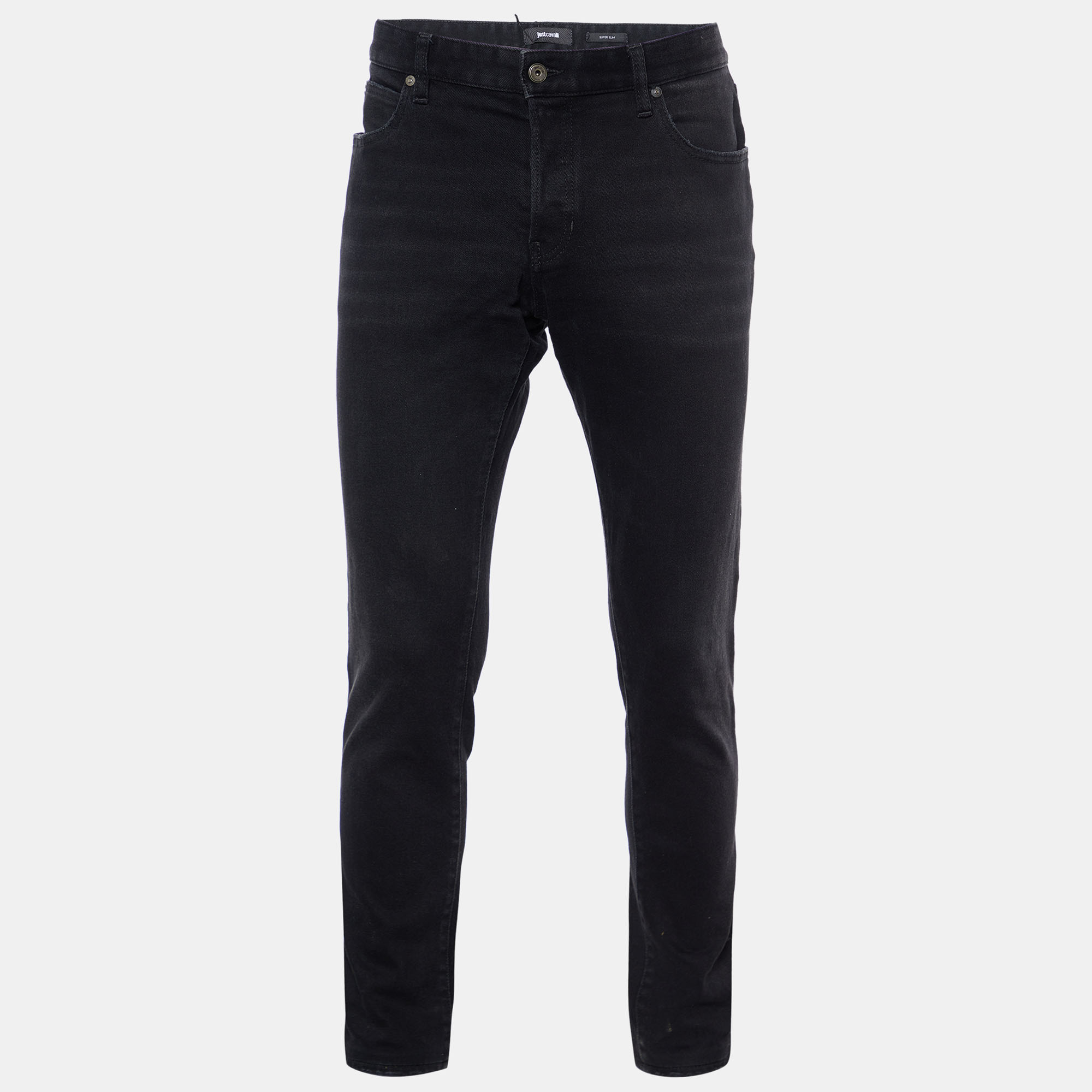 Pre-owned Just Cavalli Black Denim Just Fit Jeans M