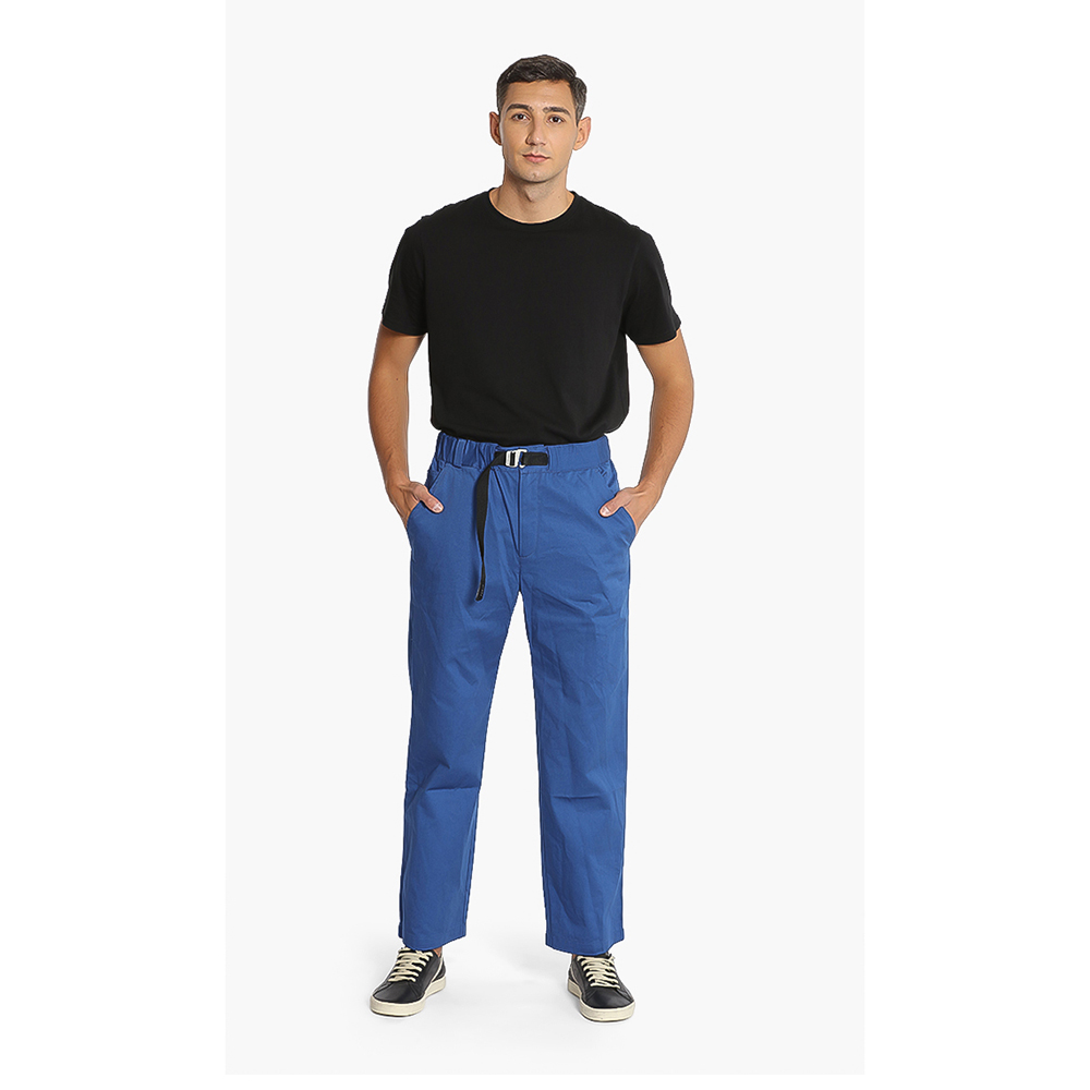 

Kenzo Blue Straight Leg Belted Pants  (30