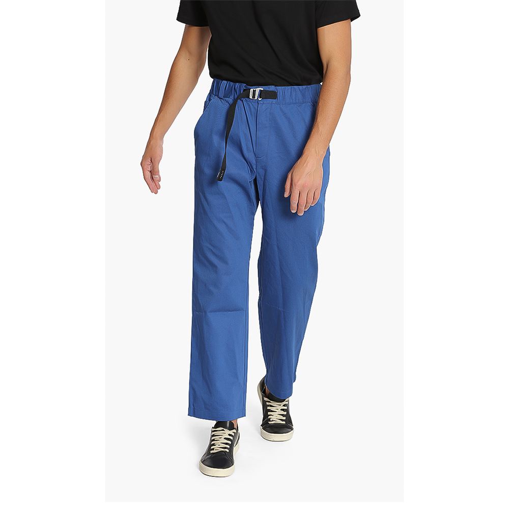 Kenzo Blue Straight Leg Belted Pants S 