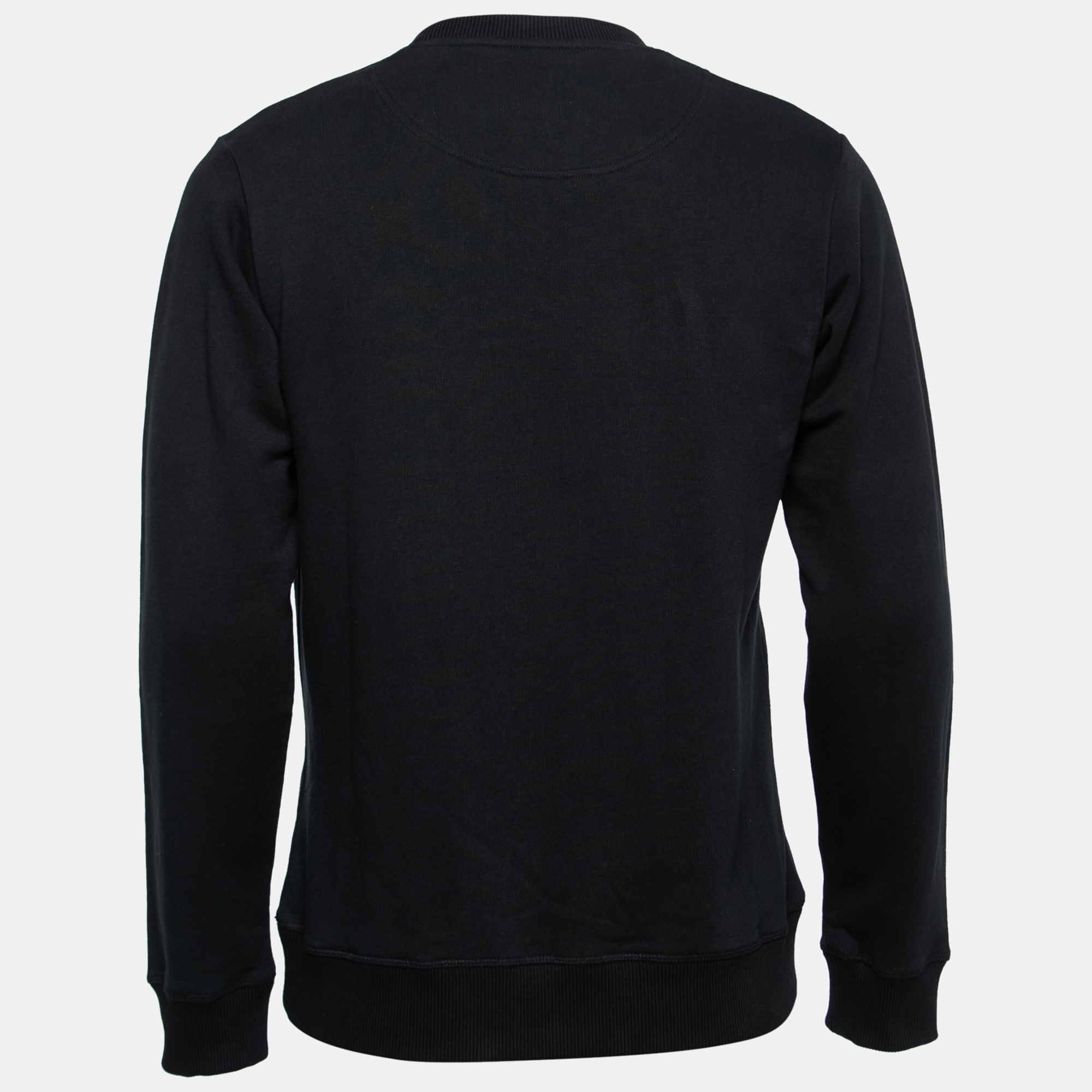 

Kenzo Black Tiger Logo Embroidered Cotton Sweatshirt