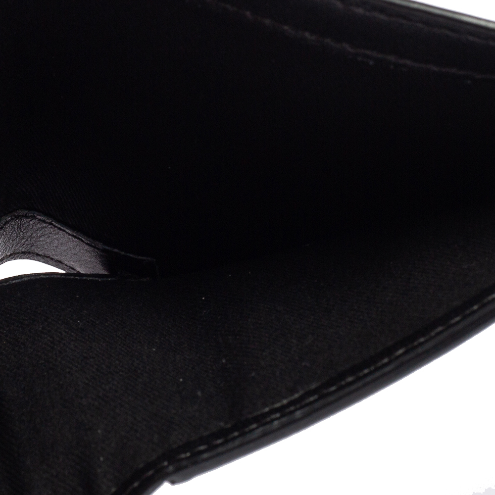 

Kenzo Black Leather Sqaure Logo Bifold Wallet