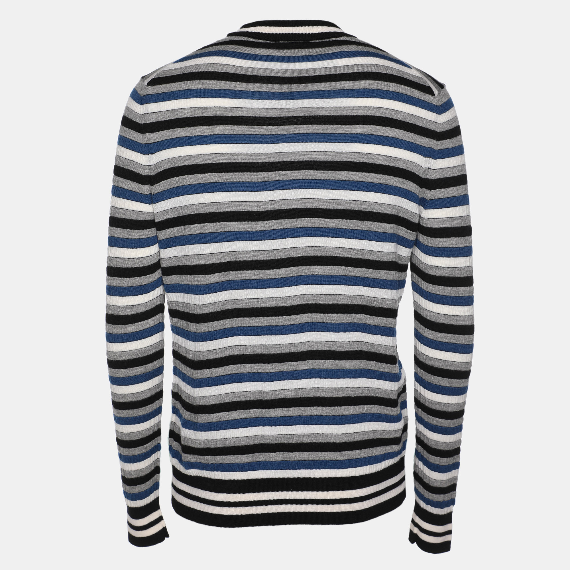 Kenzo Multicolor Striped Wool Blend Sweater XS 