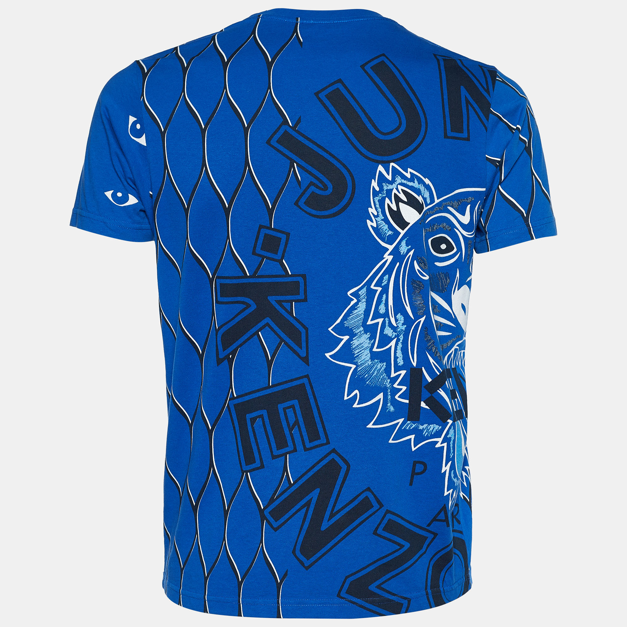 

Kenzo Blue Eye Print Cotton T -Shirt