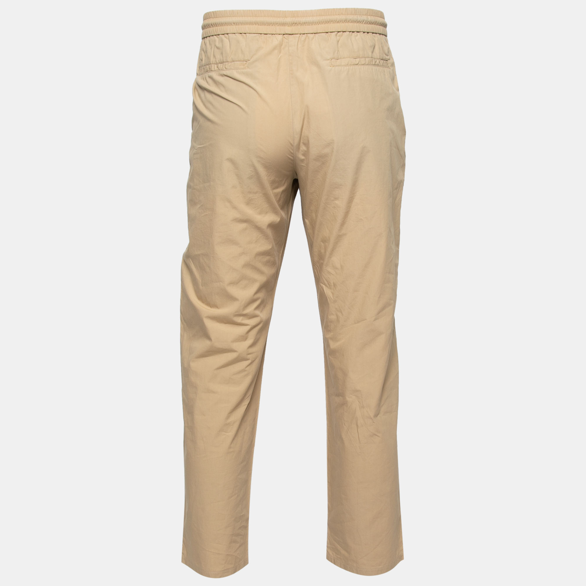 

Kenzo Beige Cotton Drawstring Waist Trousers  Waist 28